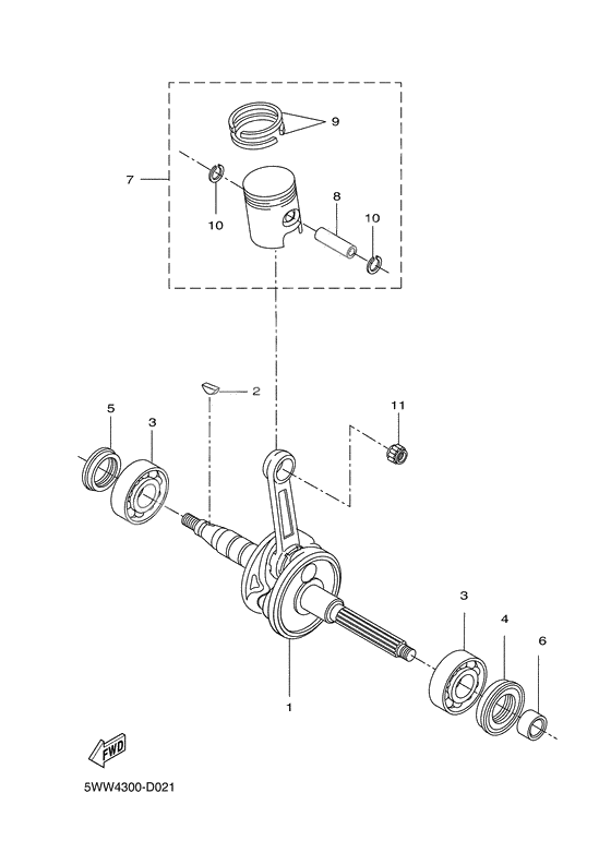 Crankshaft & piston