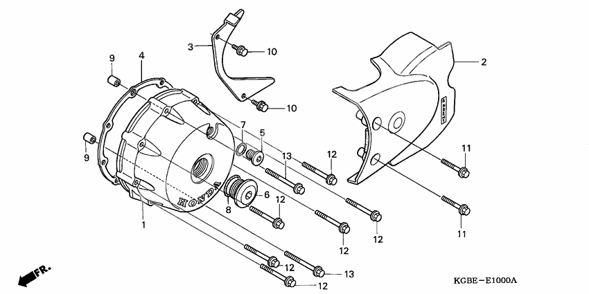 Left crankcase cover