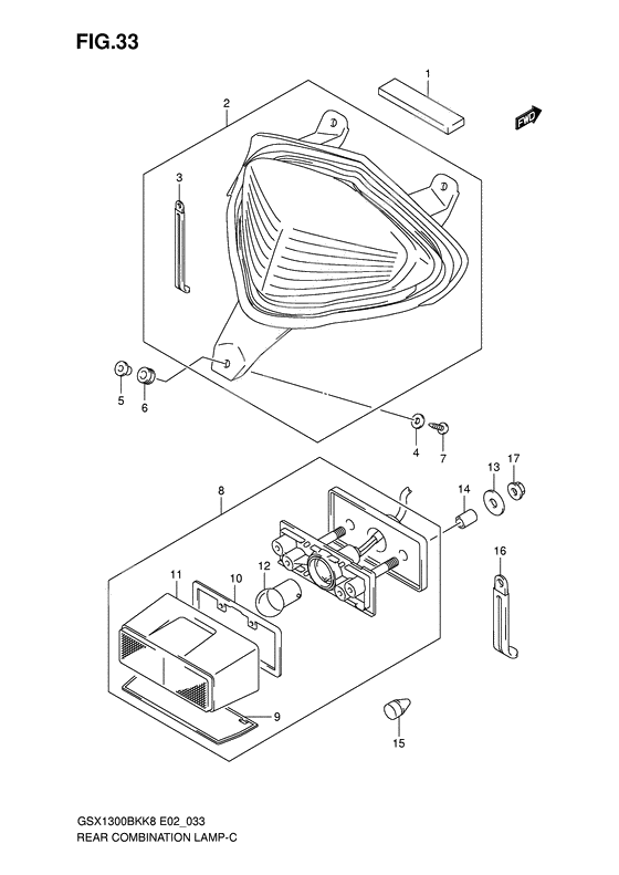 Rear combination lamp