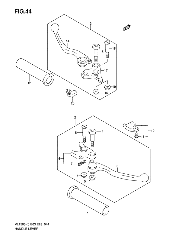 Handle lever              

                  Model k5/k6