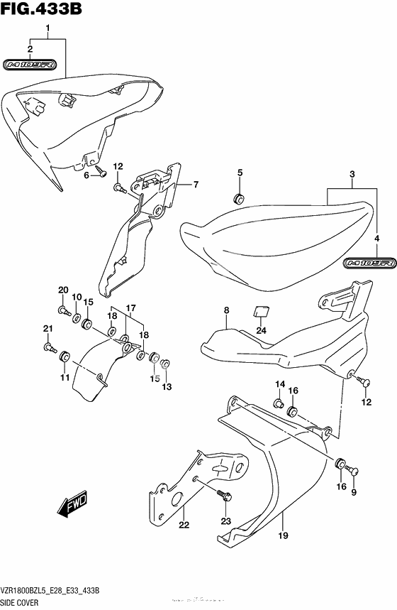 Side Cover (Vzr1800Bzl5 E33)