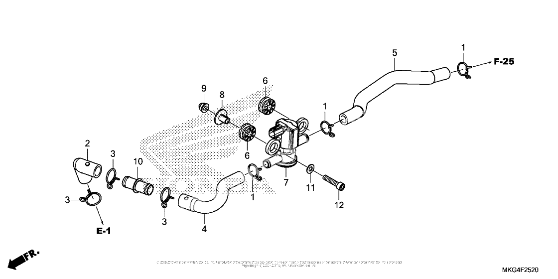 Air injection solenoid valve