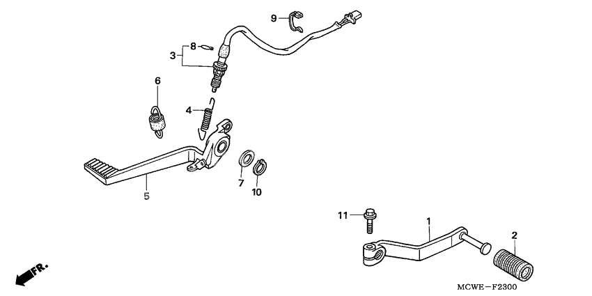 Brake pedal assy