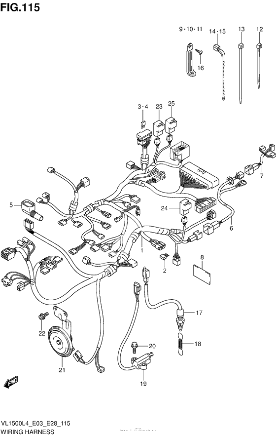 Wiring Harness (Vl1500L4 E28)