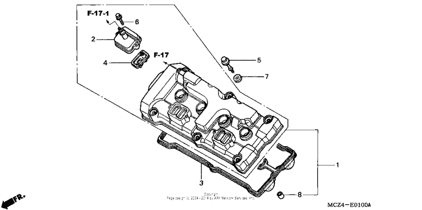 Cylinder head cover