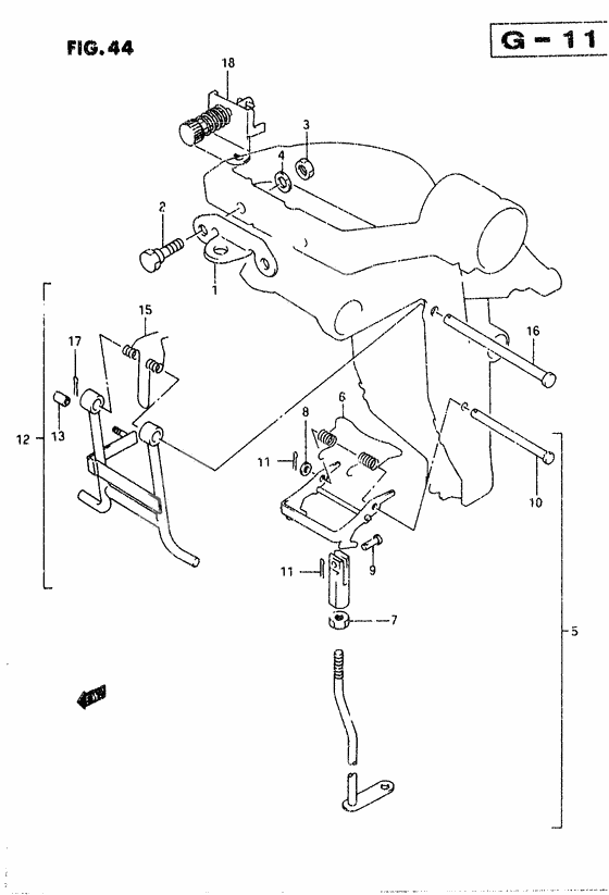 Reverse lock set