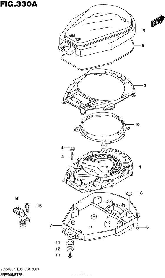 Speedometer (Vl1500Bl7 E03)