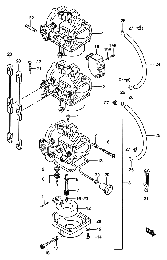 Carburetor assy