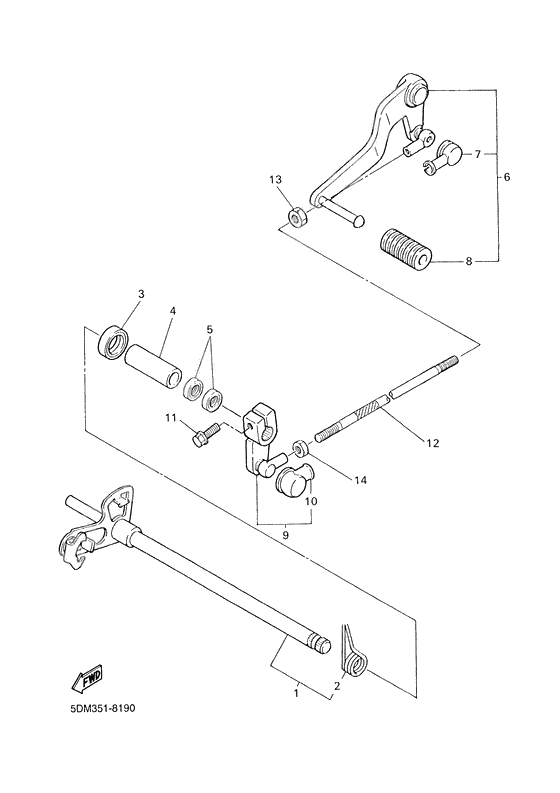 Shift shaft