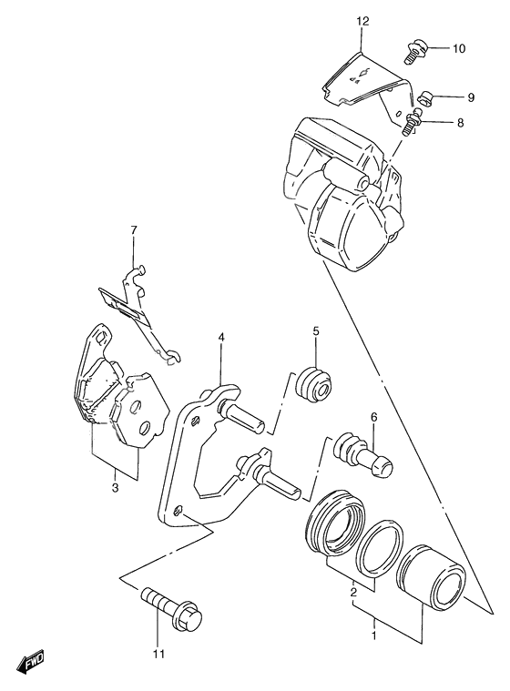 Front caliper              

                  Gs125esx/x/sx/sux/esy/sy/suy