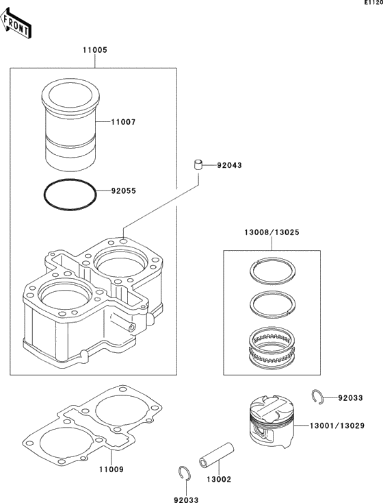 Cylinder/piston(s)