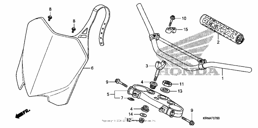 Handlebar + top bridge