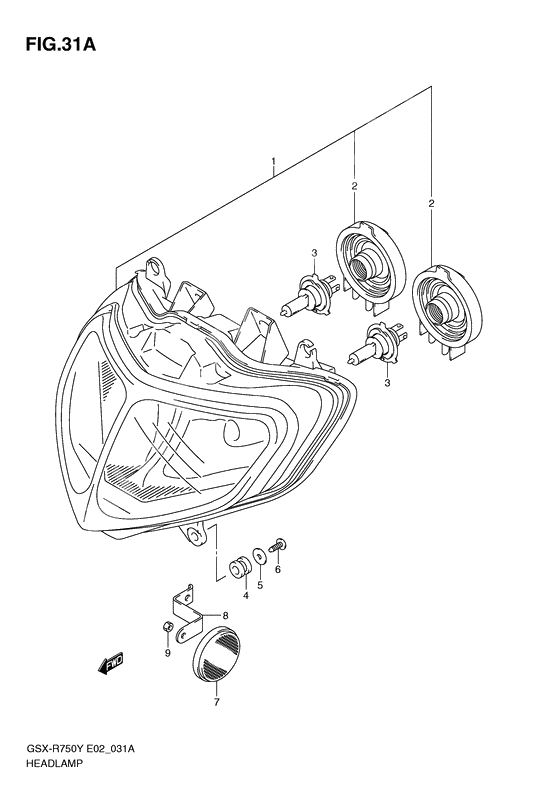 Headlamp              

                  Model k2/k3 e24