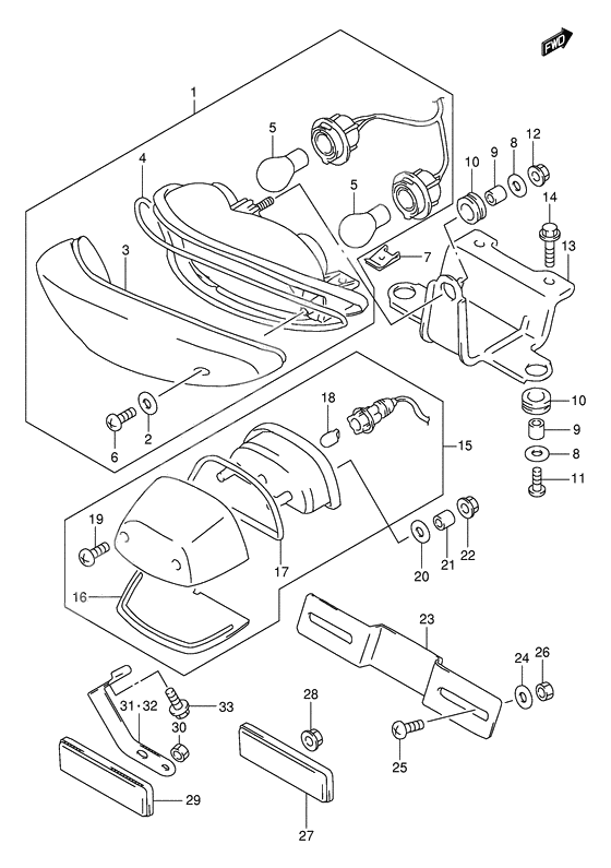 Tail lamp              

                  Model v