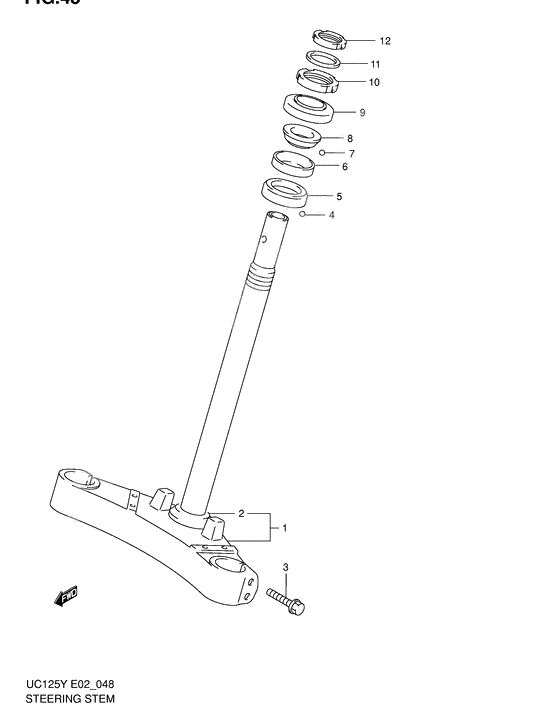 Steering stem