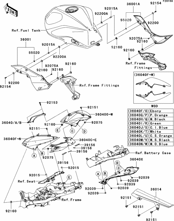 Side covers/chain cover(1/2)