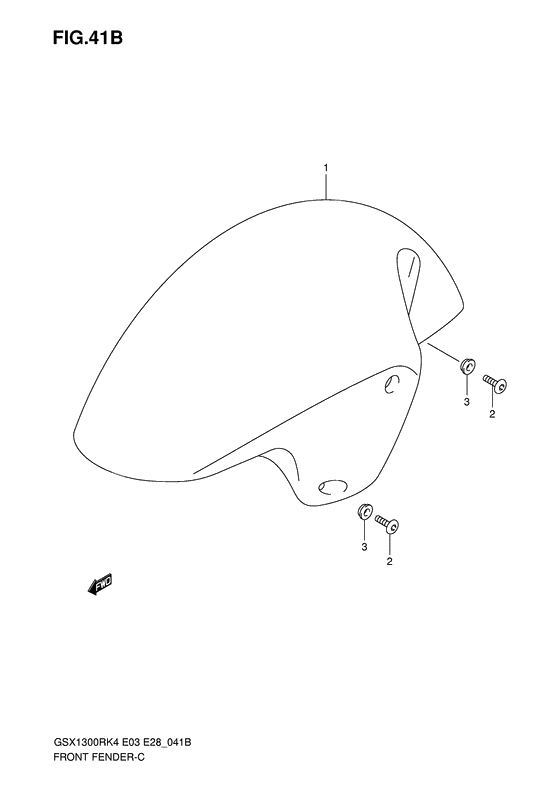 Front fender              

                  Gsx1300rzk7