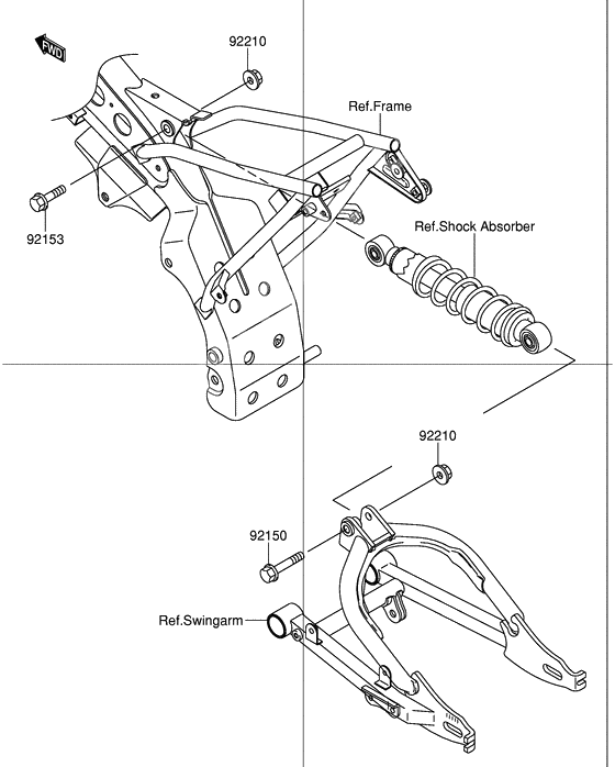 Rear suspension