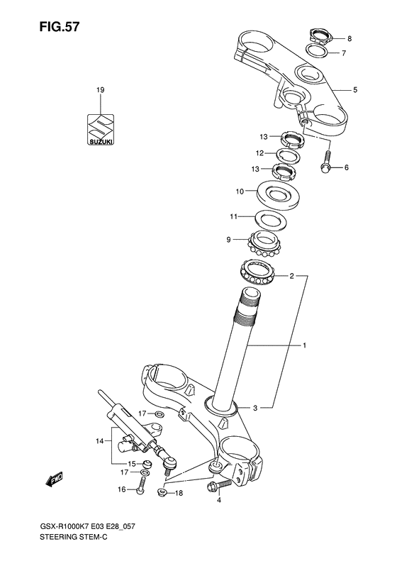 Steering stem