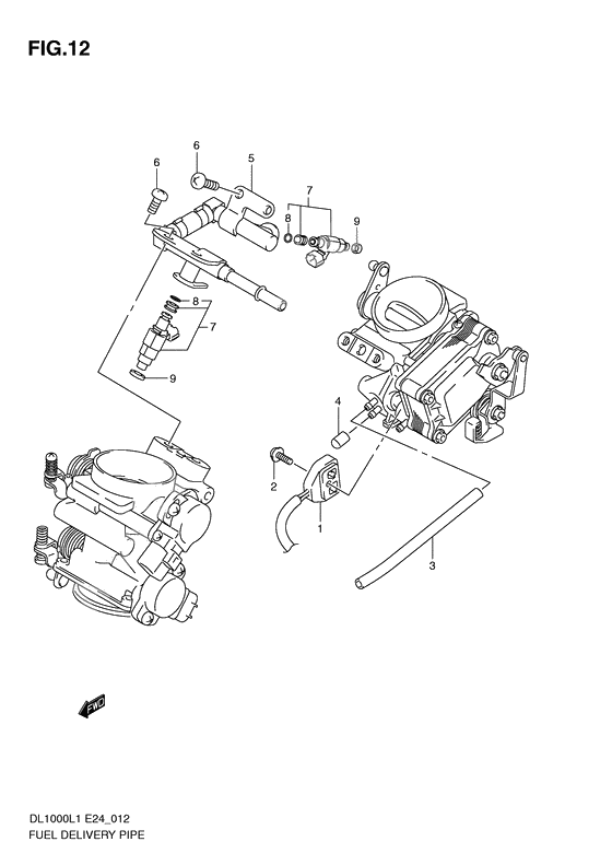 Fuel delivery pipe