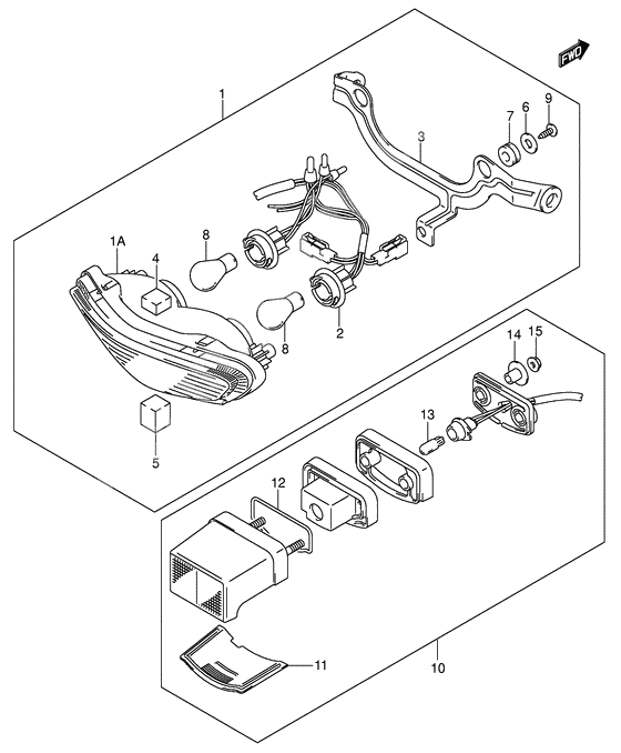 Tail lamp              

                  Model k2/k3