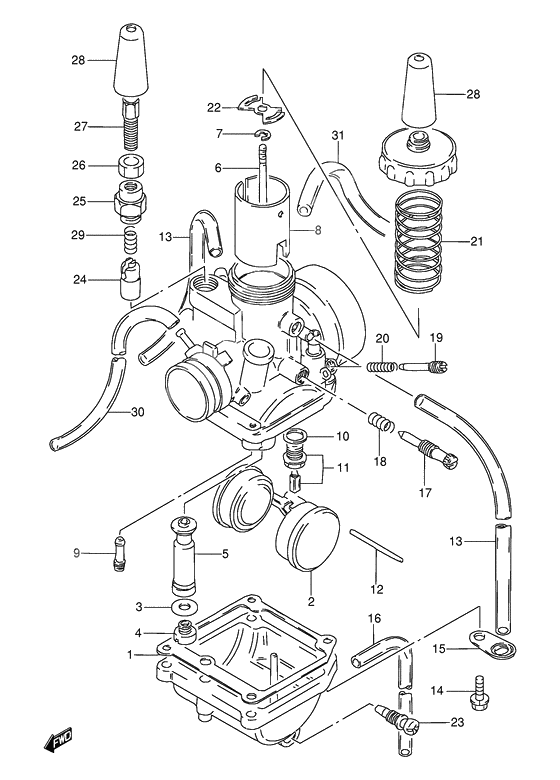 Carburetor assy