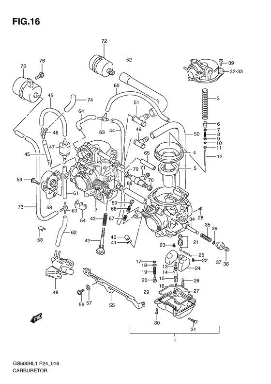 Carburetor assy