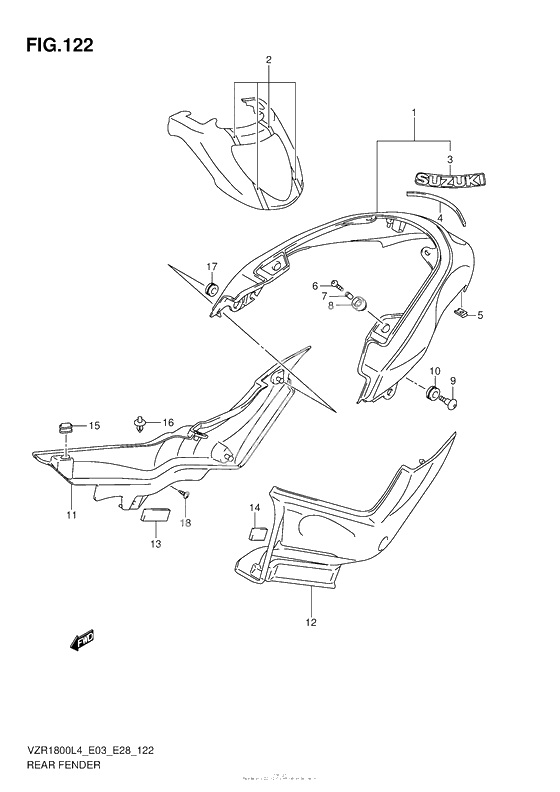Rear Fender (Vzr1800Zl4 E03)