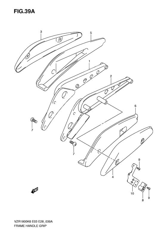 Frame handle grip              

                  Vzr1800k8/zk8/k9/nk9/zk9/l0/zl0