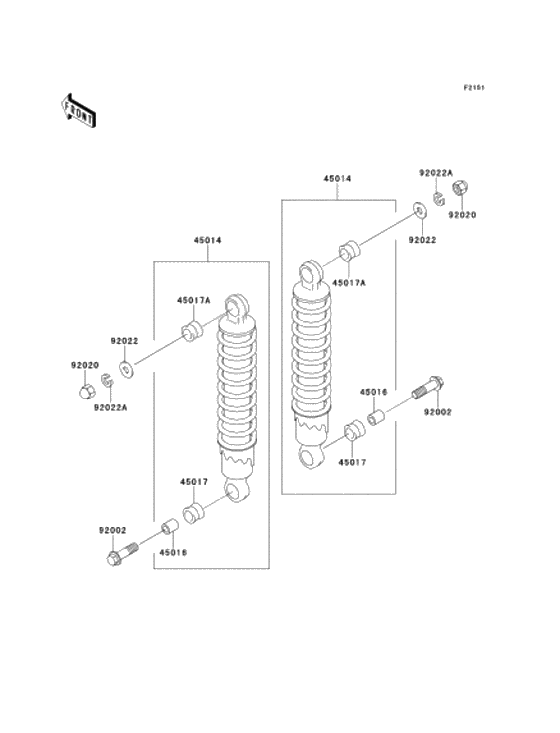 Suspension/shock absorber