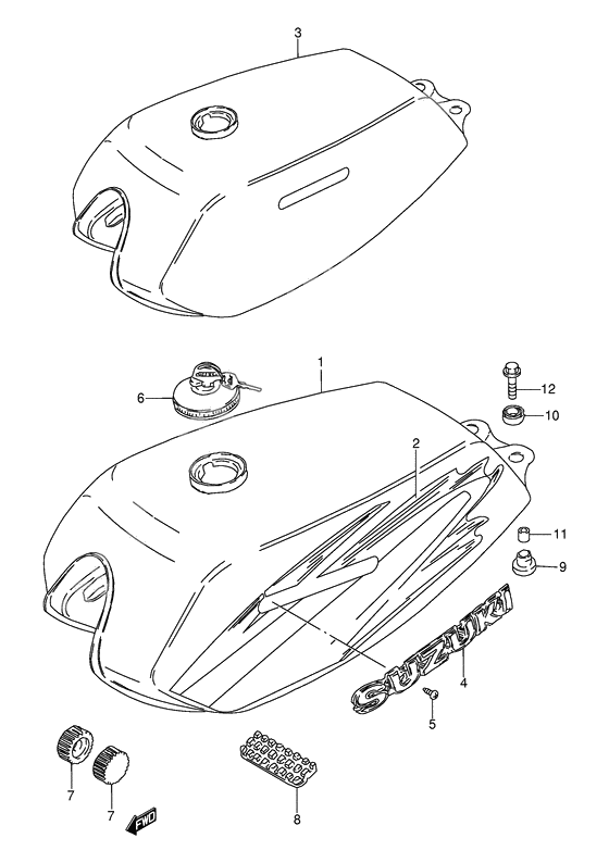 Tank fuel              

                  Model x/y