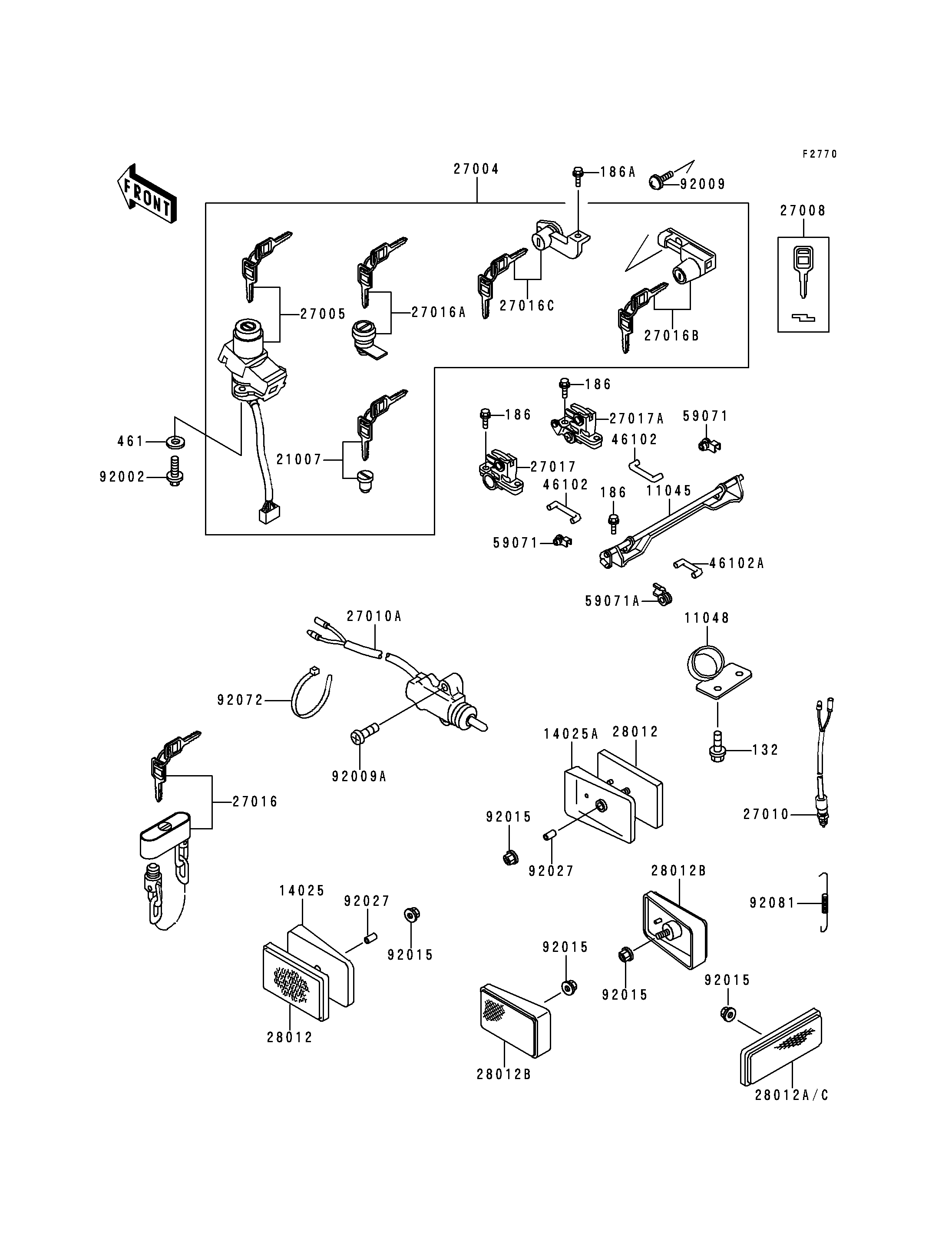 Ignition Switch/Locks/Reflectors