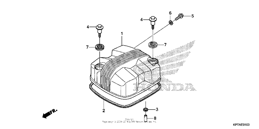 Cylinder head cover