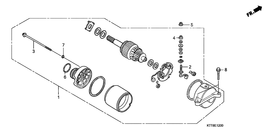 Starting motor