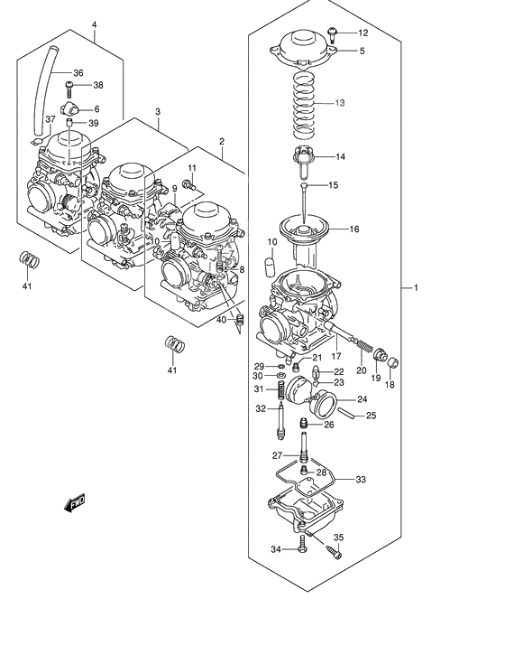 Carburetor assy              

                  Model y/k1/k2