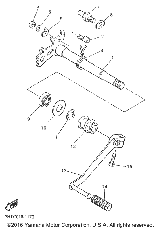 Вал переключения