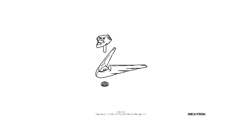 Chrome gl icon fender ornament