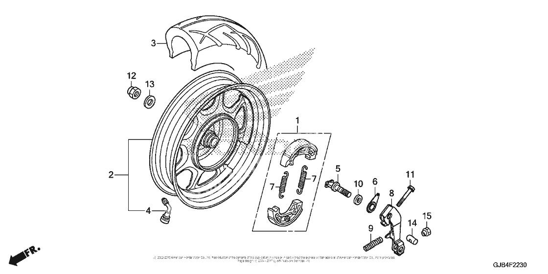 Заднее колесо