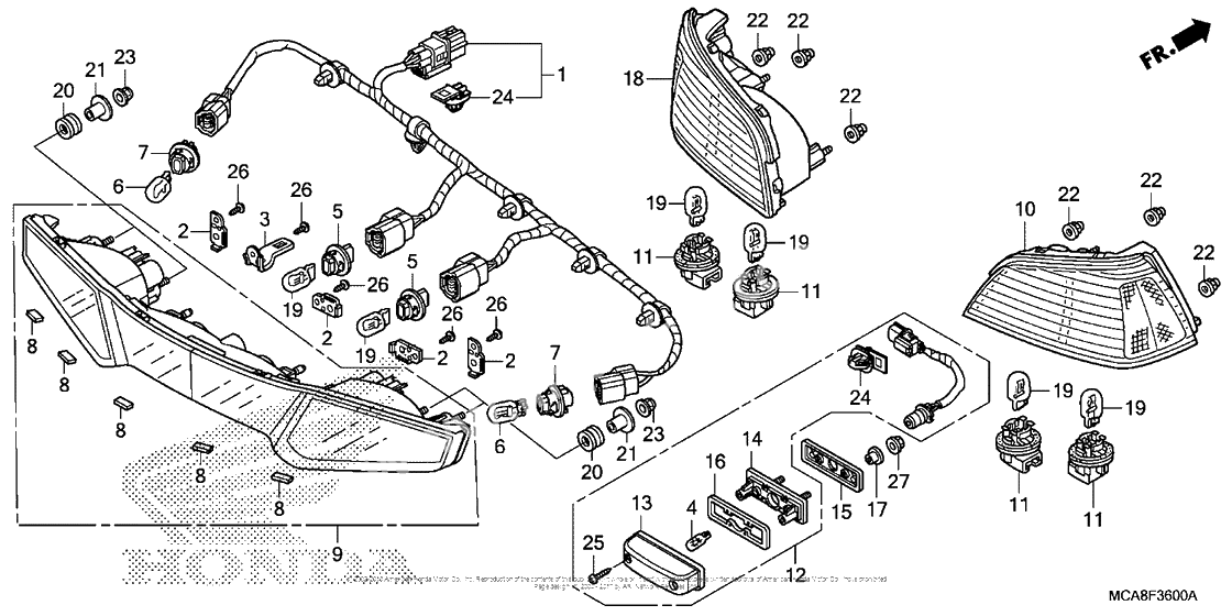 Задний фонарь (Стоп-сигнал)