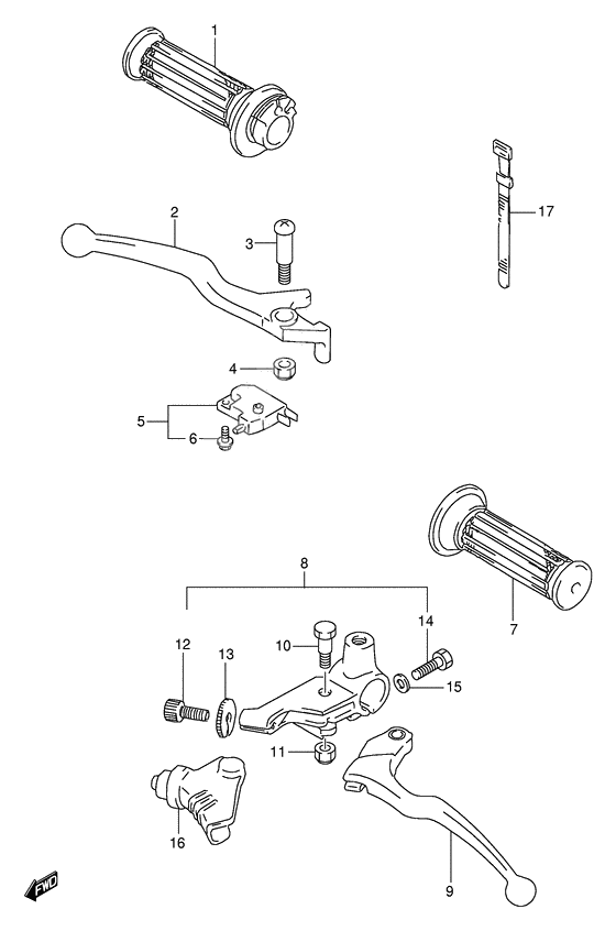 Handle lever              

                  Model y