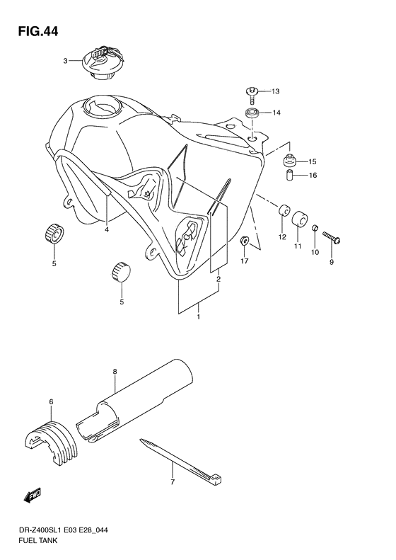 Tank fuel              

                  Dr-z400sl1 e33