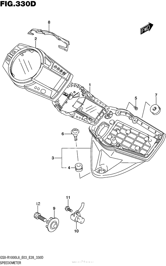 Speedometer (Gsx-R1000Al6 E28)