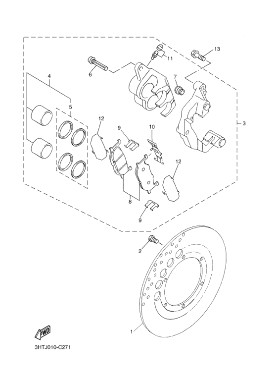 Front Brake Calliper