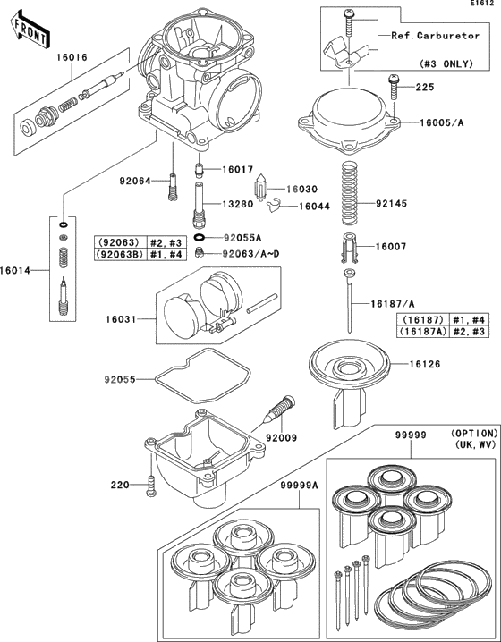 Carburetor parts