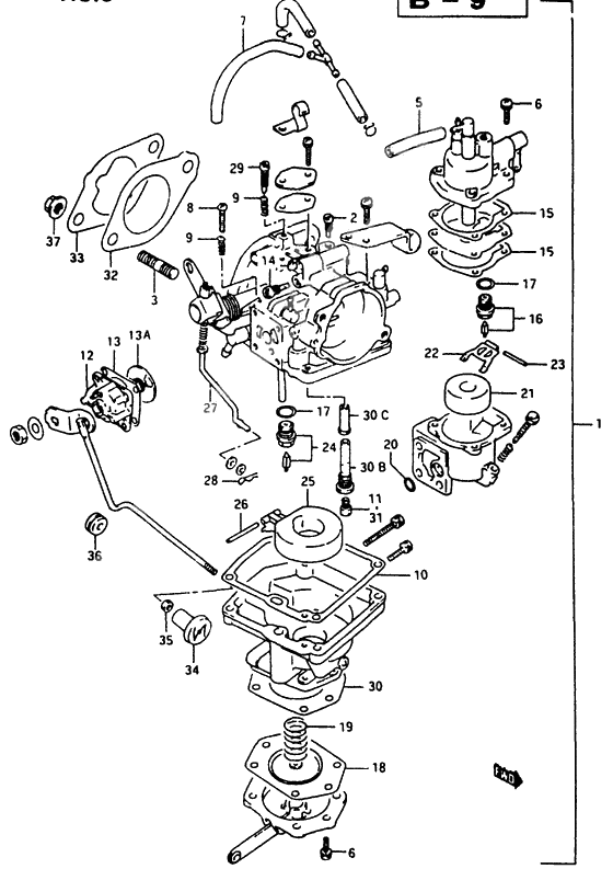 Carburetor assy