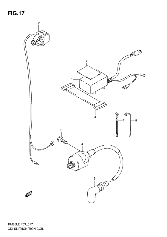 Cdi unit - ignition coil