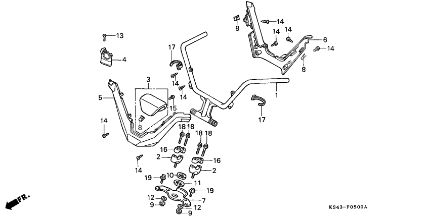 Handle pipe/top bridge