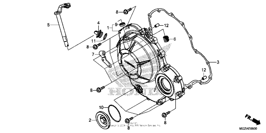 Right crankcase cover