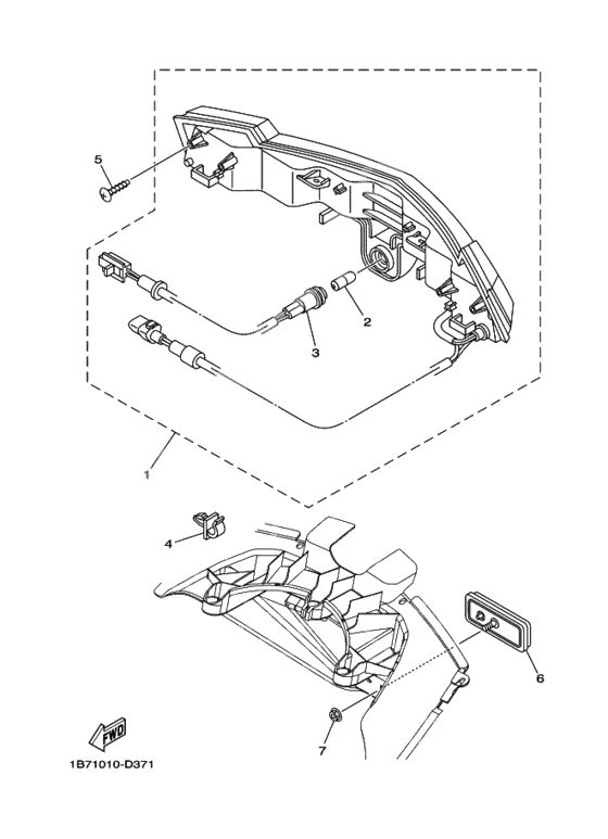 Taillight assy