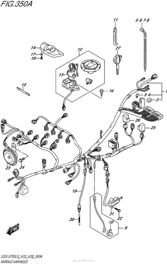 Wiring Harness (Gsx-S750L5 E03)